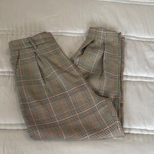 Stylish Women's Checkered Trousers